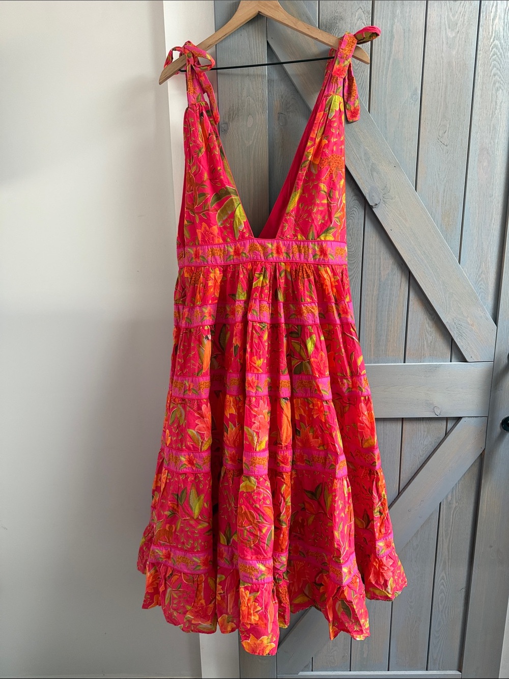Farm Rio Solar Forest Maxi Dress Size XL - Picture 8 of 12